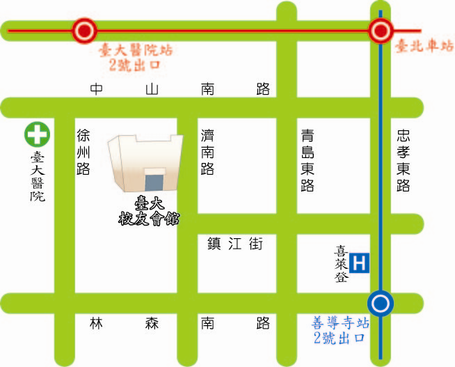 臺北市中正區濟南路一段2之1號 (地圖)